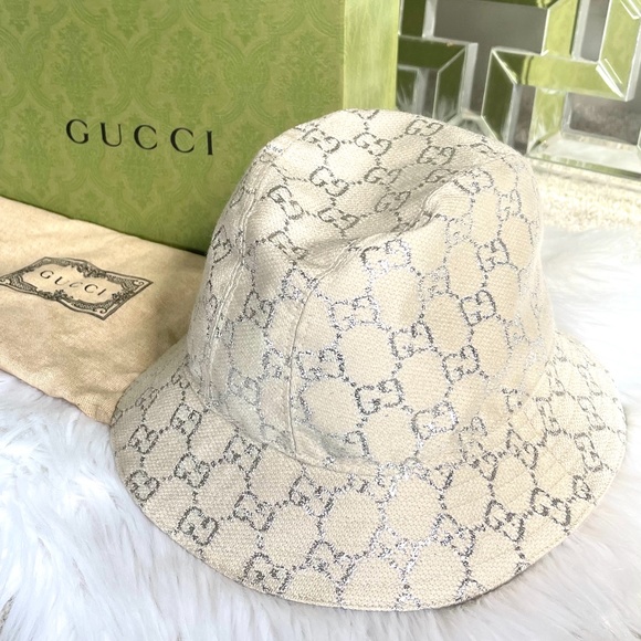 Gucci Beige Monogram Bucket Hat main image 2